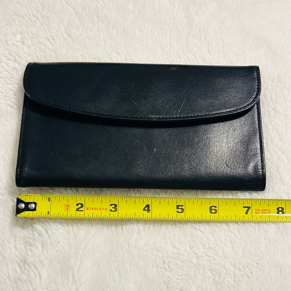 COACH Legacy Vintage Black Leather Wallet - Picture 6 of 7